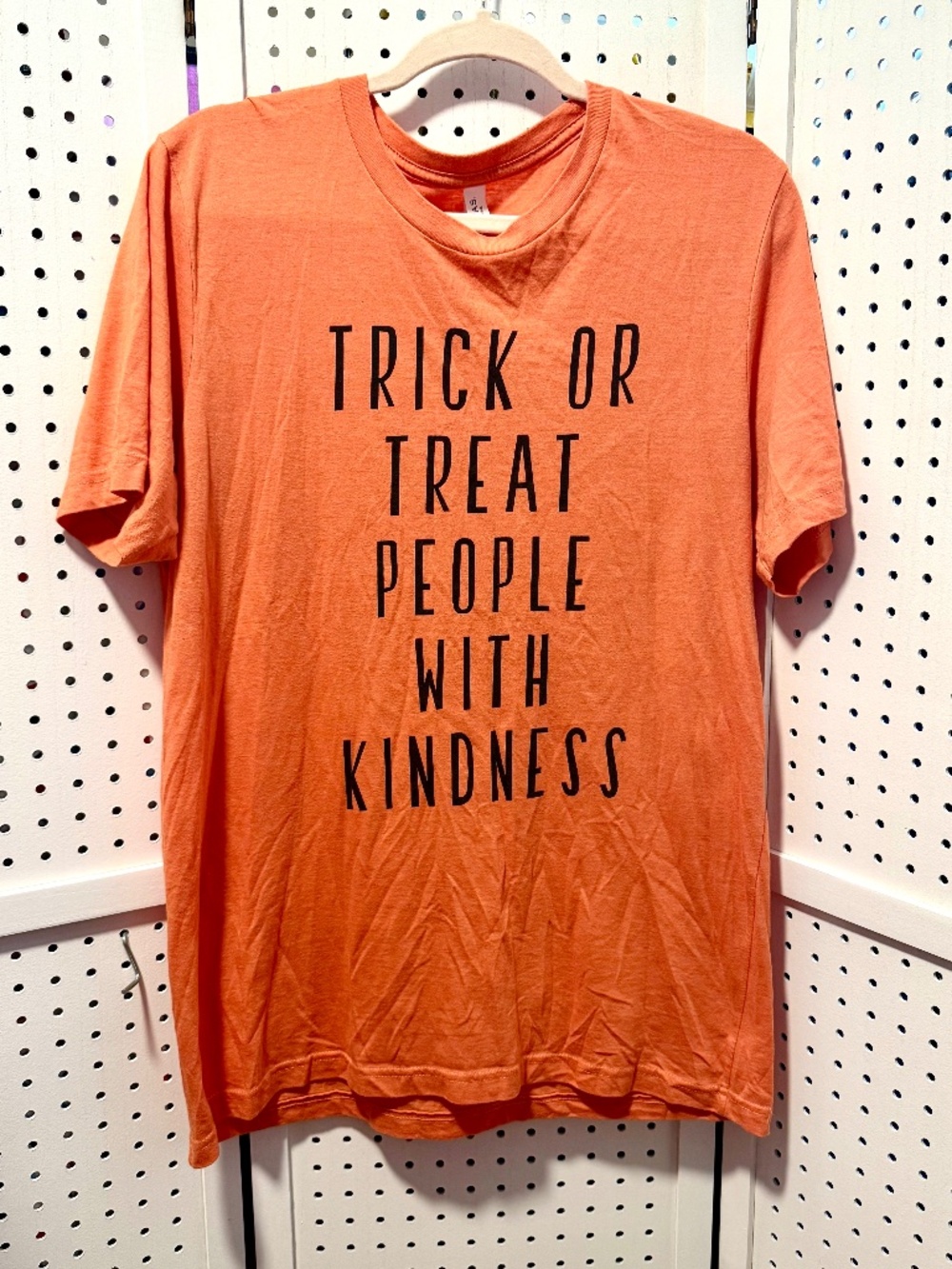 Bella + Canvas "Trick Or Treat People With Kindness" Graphic Tee (Large)